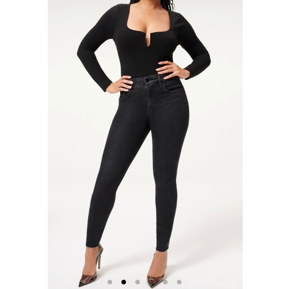 GOOD AMERICAN | Good Legs | Raw Hem in BLK184 - Picture 1 of 11